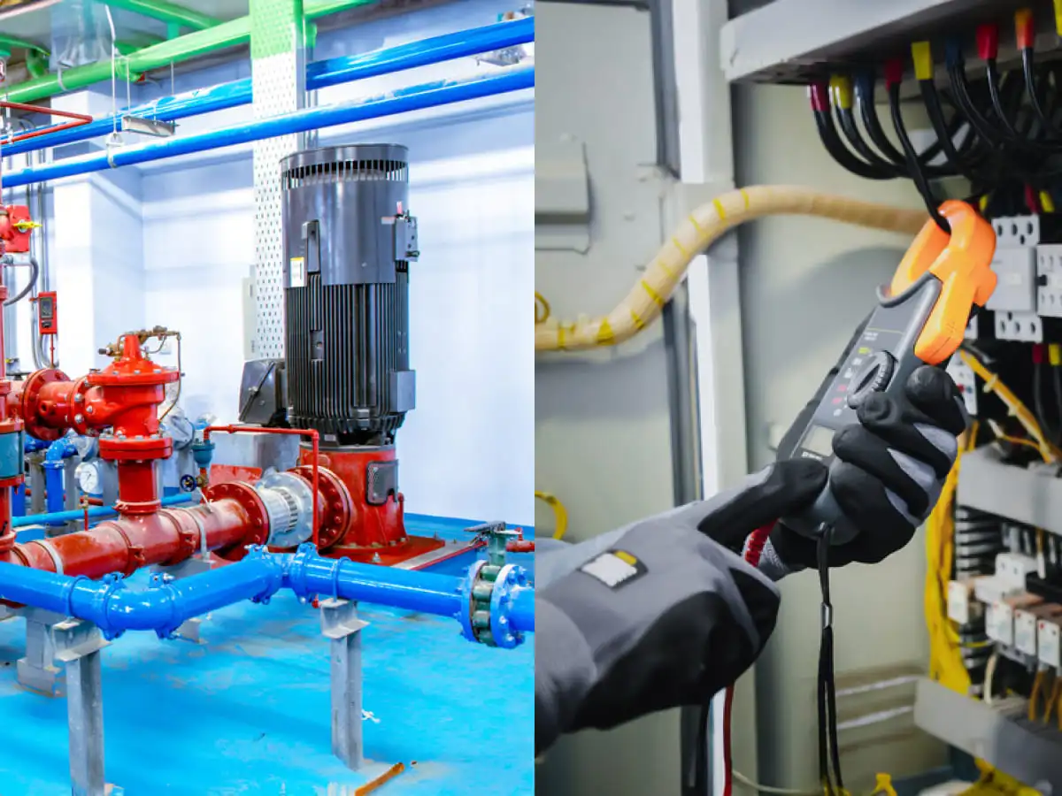 ELECTRICAL AND MECHANICAL WORK